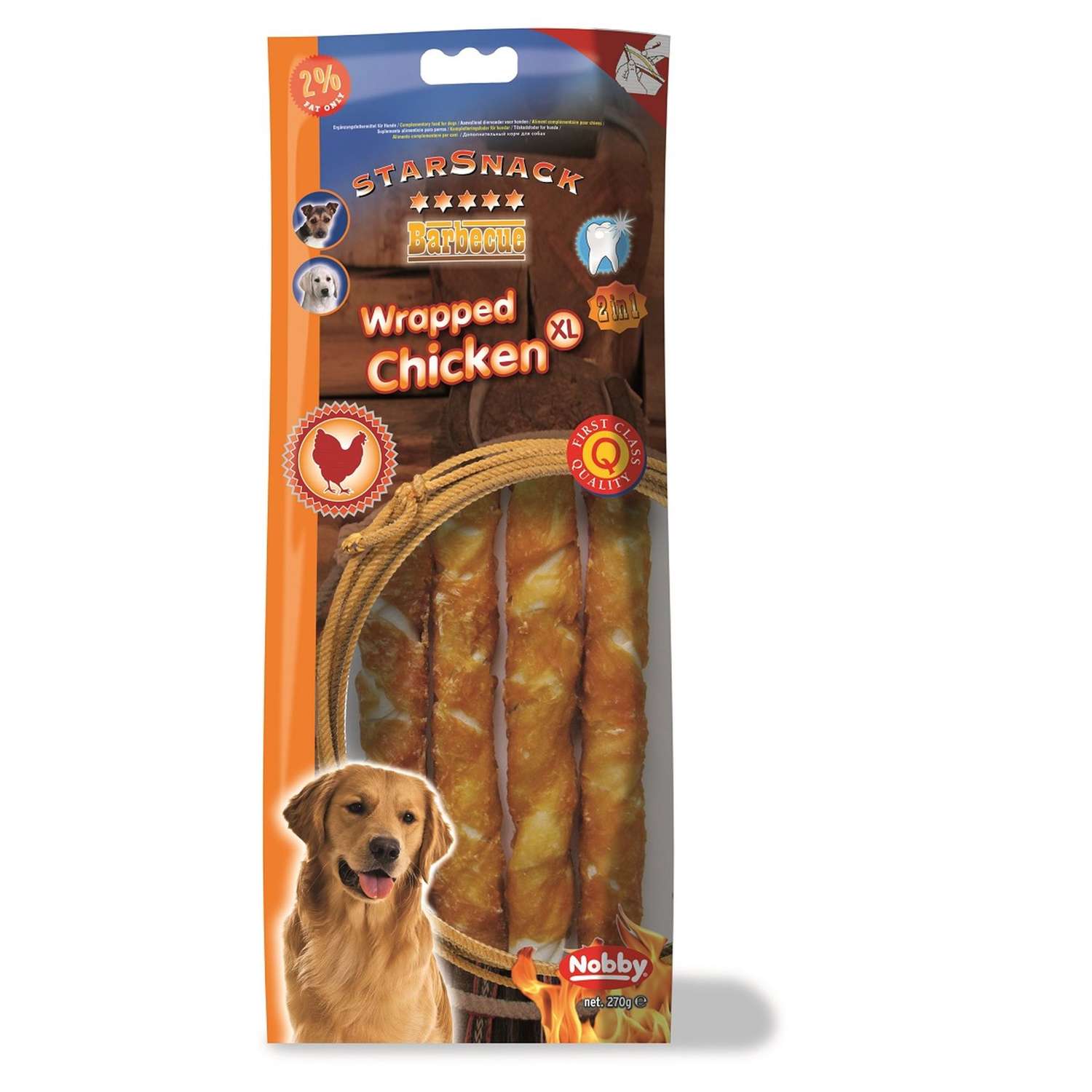 StarSnack BBQ sticks m/kylling - 270 g