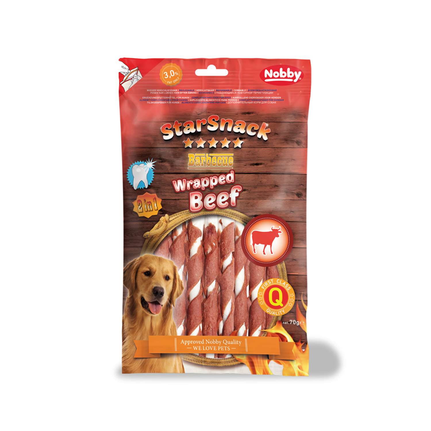 StarSnack Wrapped Beef, 70 g