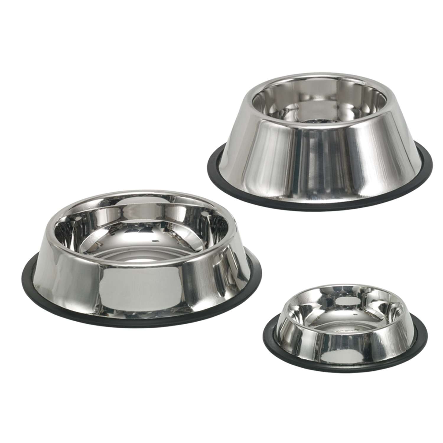 Skål rustfri spaniel skridfast 0,85 l / ø 24,5 cm