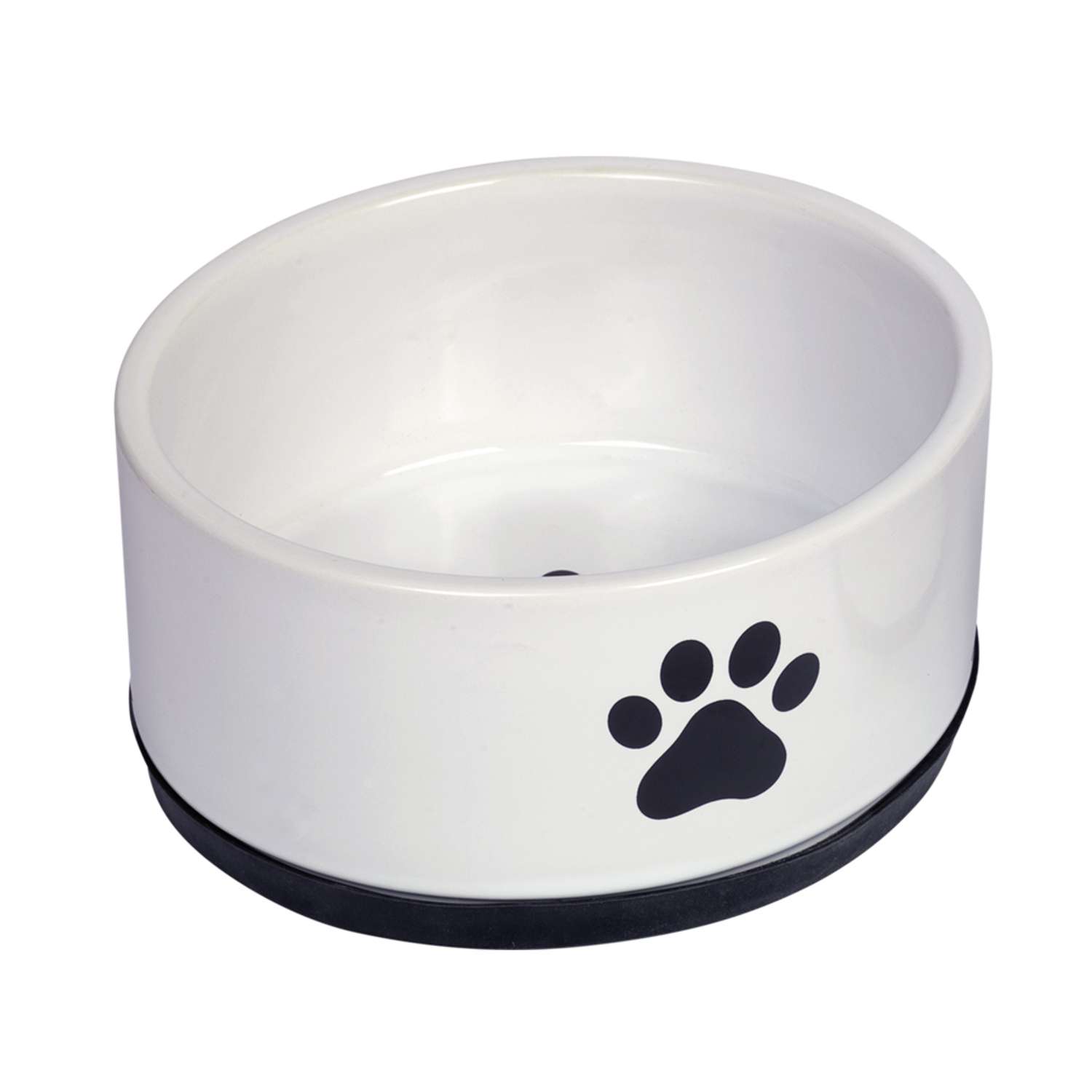 Keramik skål Paw - Ø 17x 8 cm - 1100 ml - Hvid
