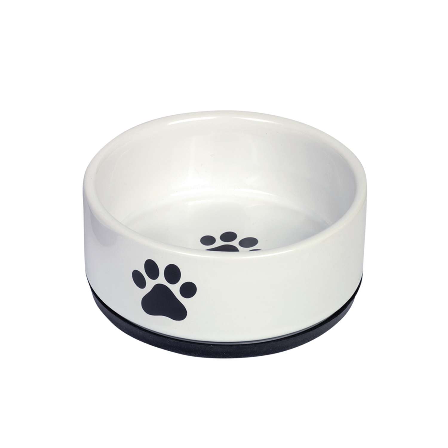 Keramik skål Paw - Ø 14 x 6,5 cm - 400 ml - Hvid