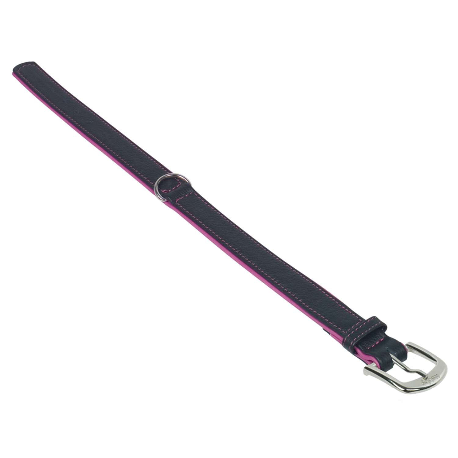 Læderhalsbånd PACIFIC - Pink - 32 cm (25-30 cm) - 14/16 mm
