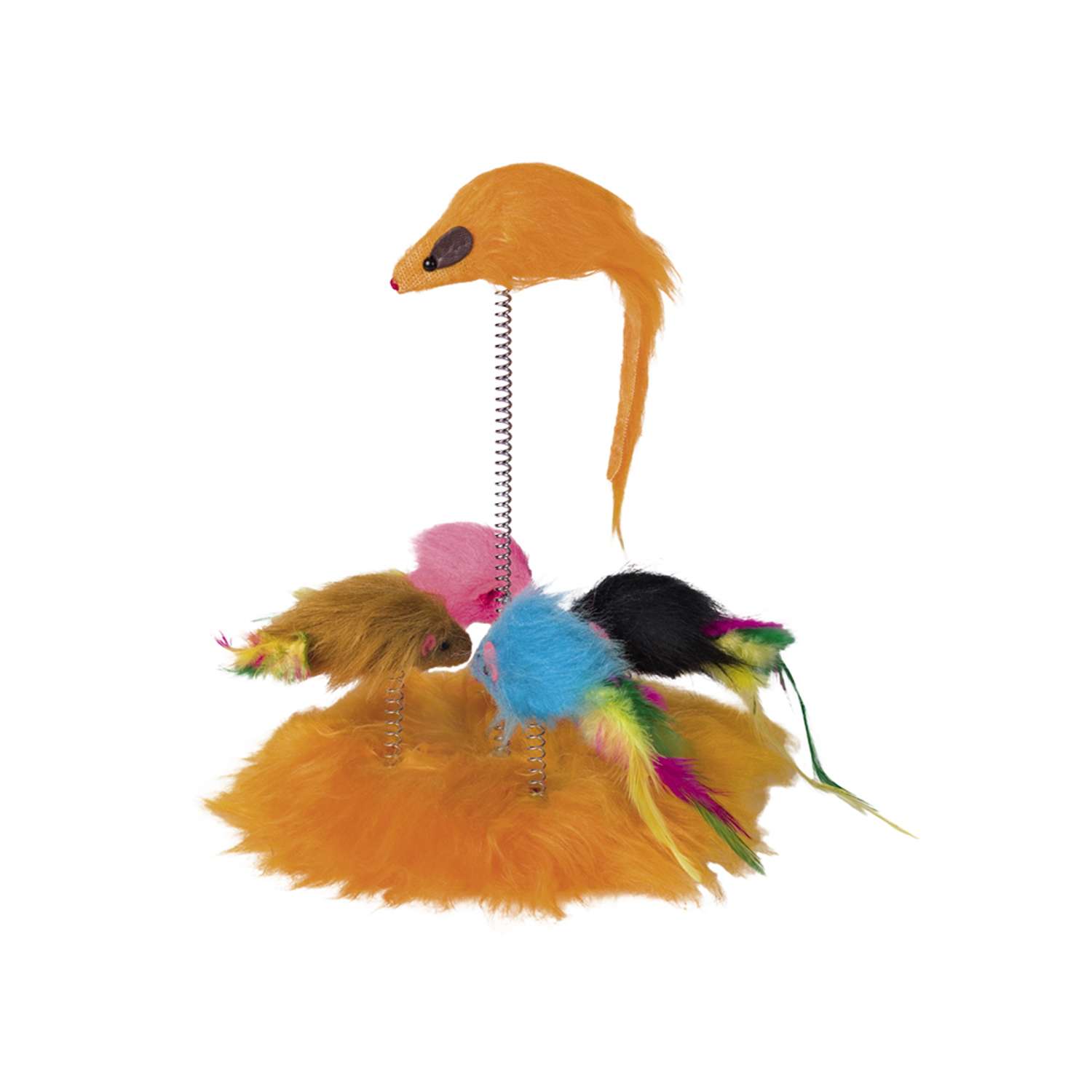 Kattelegetøj 15cm, orange