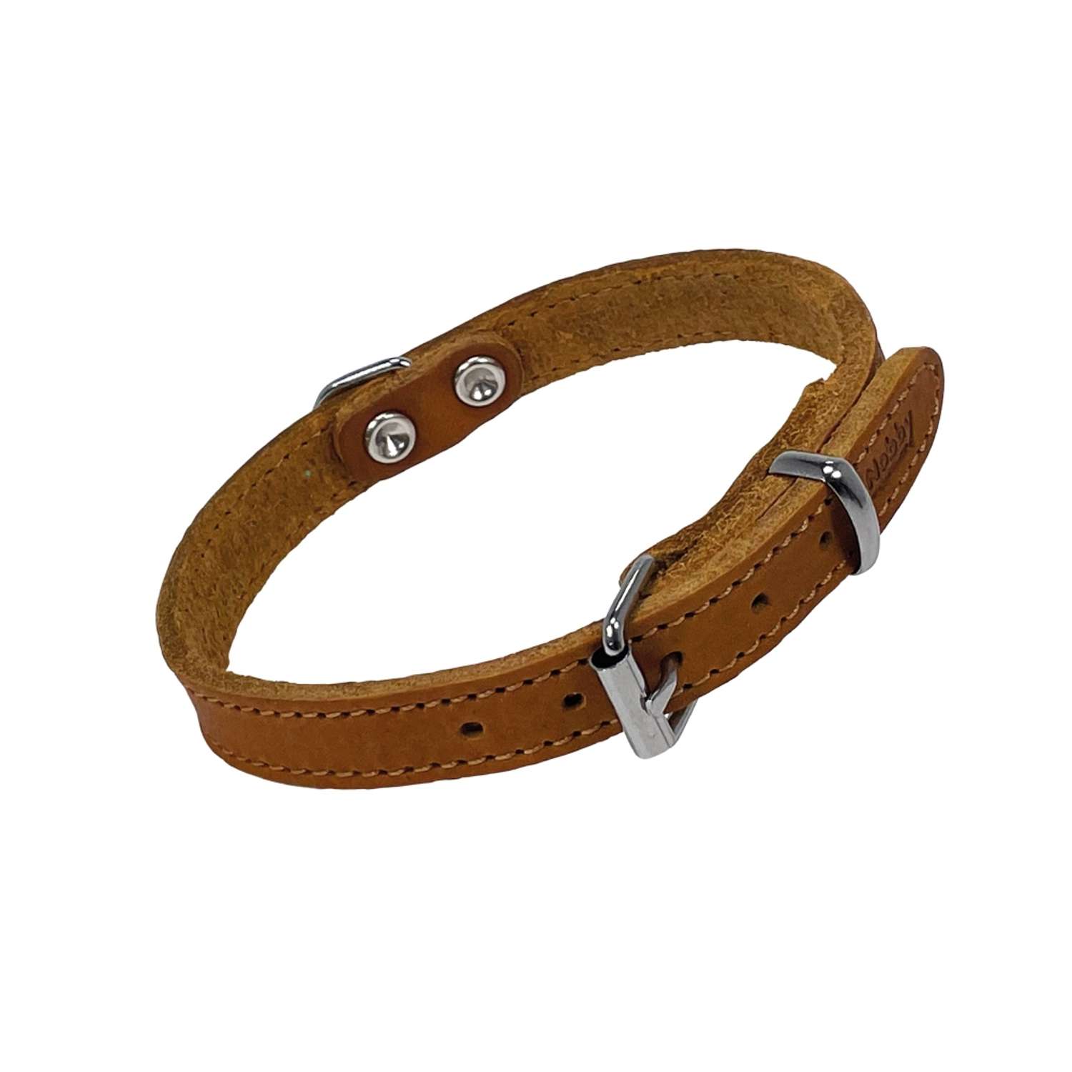 Halsbånd TABIL - 35 cm (26-31 cm), 14 mm - Cognac