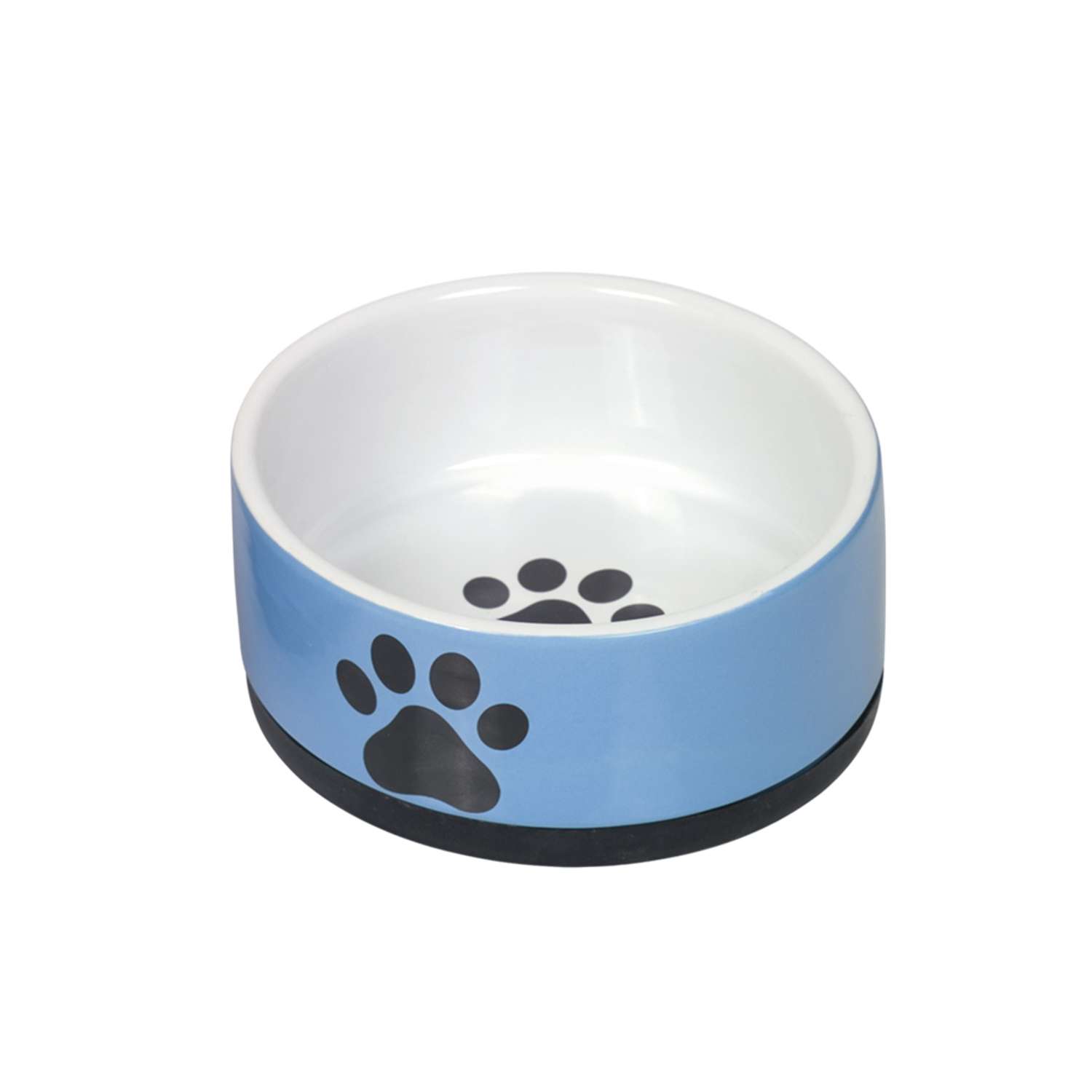 Keramikskål "Paw" - Ø 14 x 6,5 cm, 0,4 l - Blue