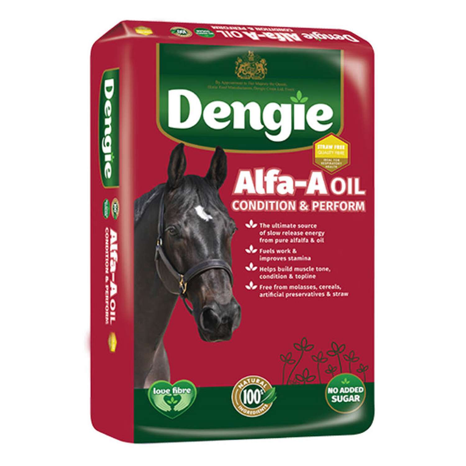 Dengie Alfa-A Oil Lucerne RØD 15 kg - Hestefoder