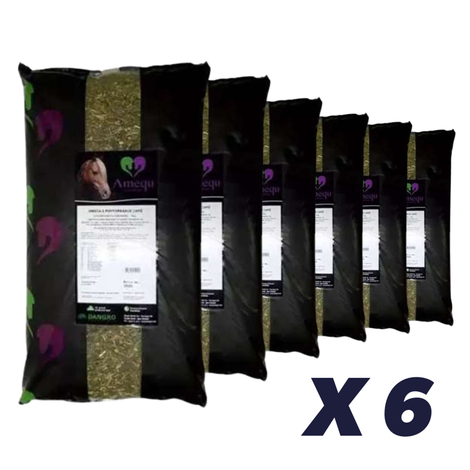 6 x Omega-3 Performance Care (DATOVARE: Udløber ulitmo september 2026) - 15 kg - Hestefoder