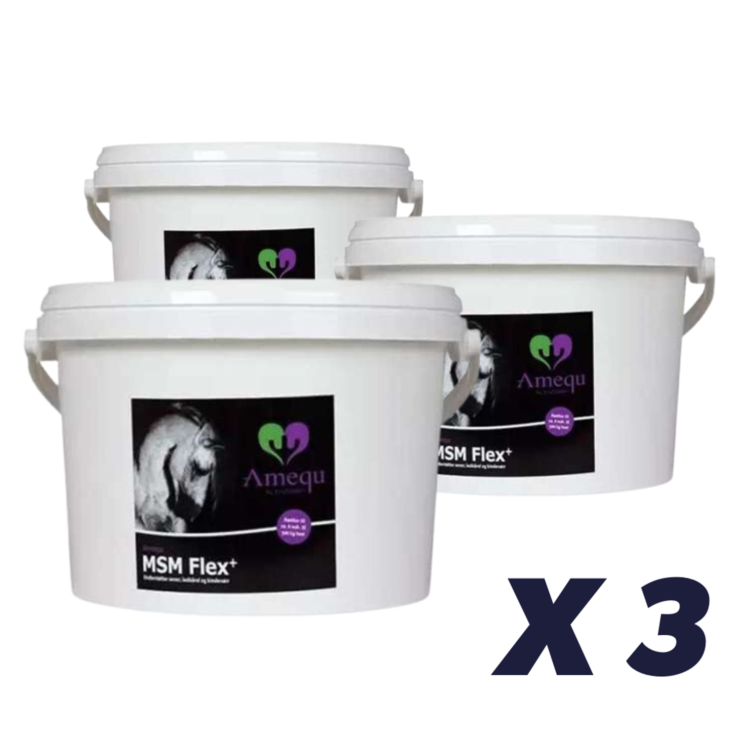 3 x Amequ MSM Flex+ 5 kg - 5 kg