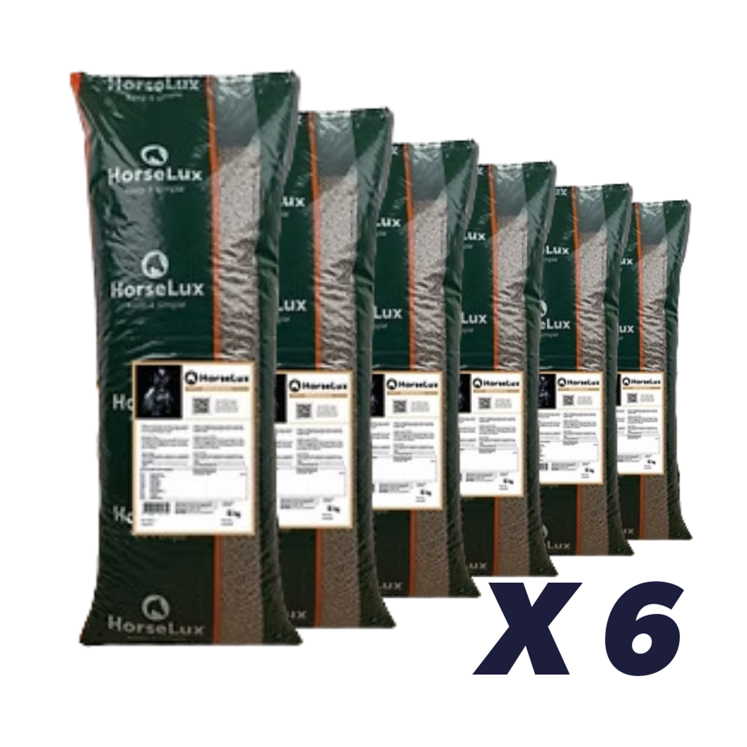 6 x HorseLux Omega Rice 15 kg - 15 kg
