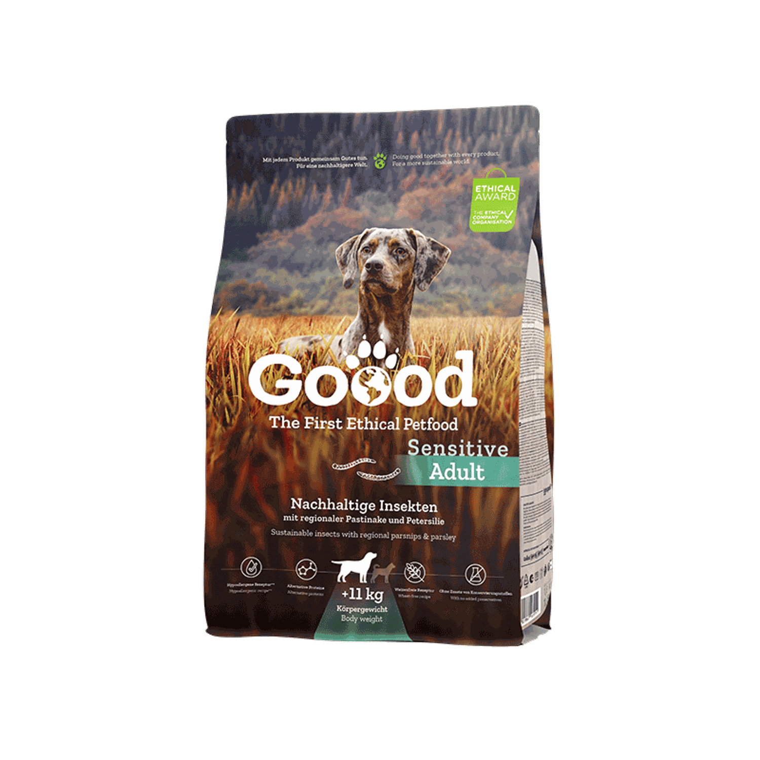 GOOOD Adult Hundefoder - Insekter - 6 x 300 g