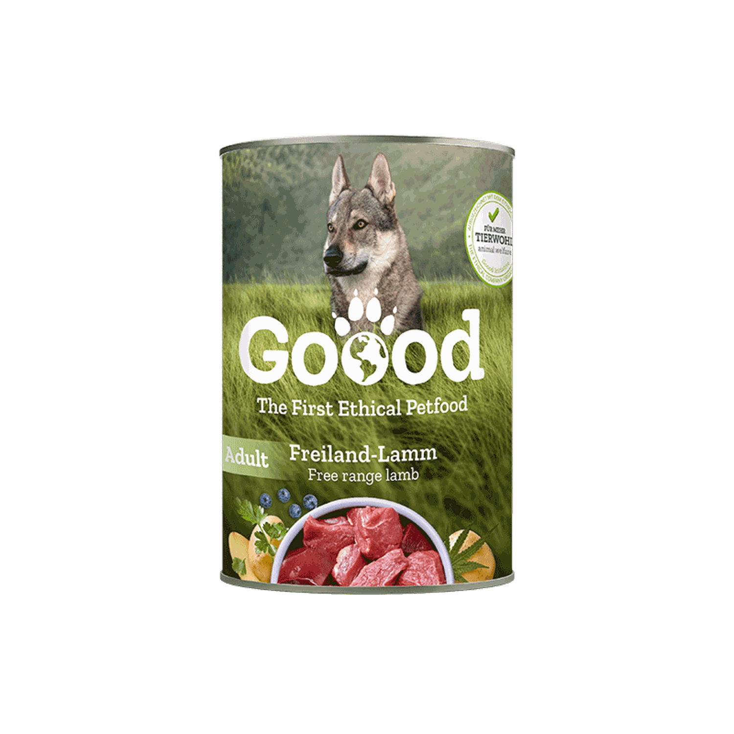 GOOOD Adult Vådfoder - Fritgående Lam - 6 x 400 g