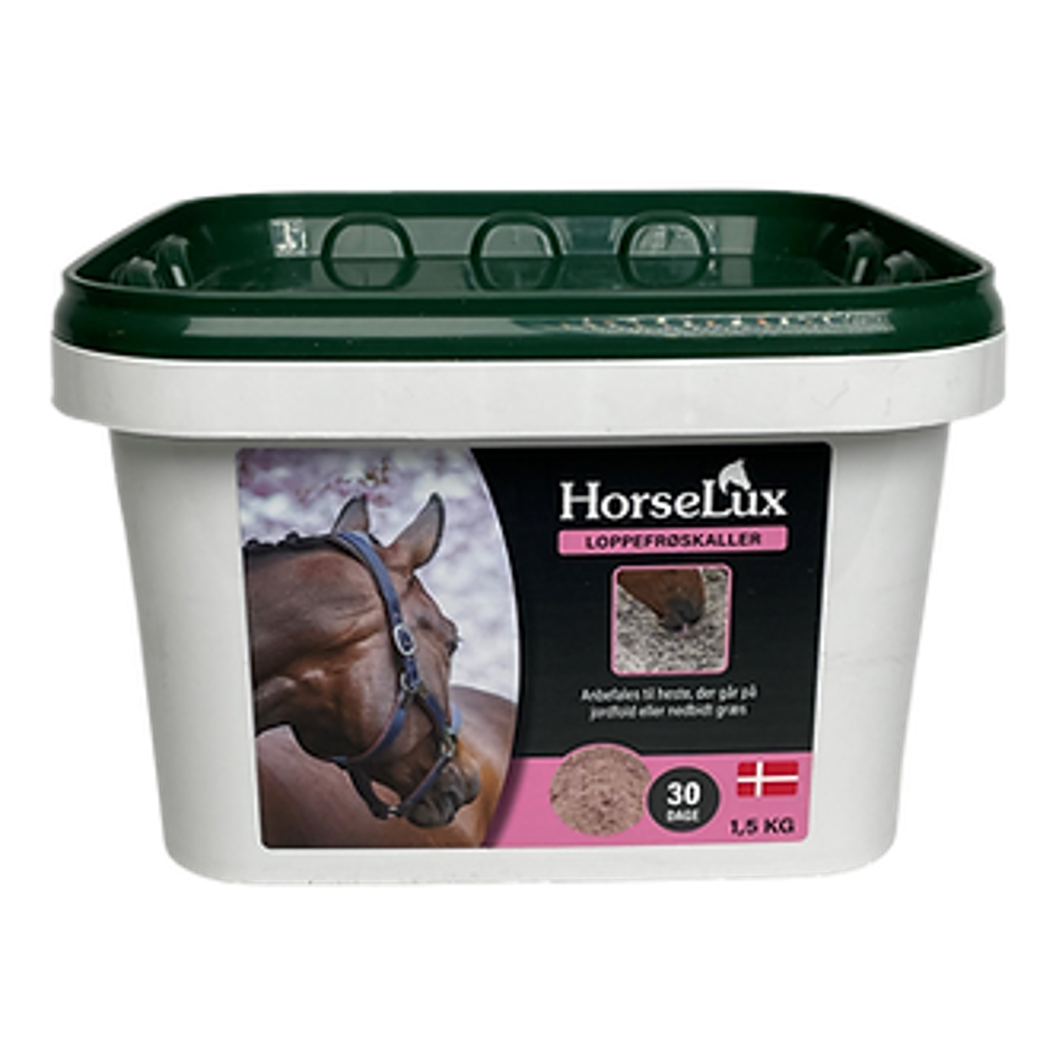 HorseLux Loppefrøskaller 1,5 eller 4 kg - 4 kg