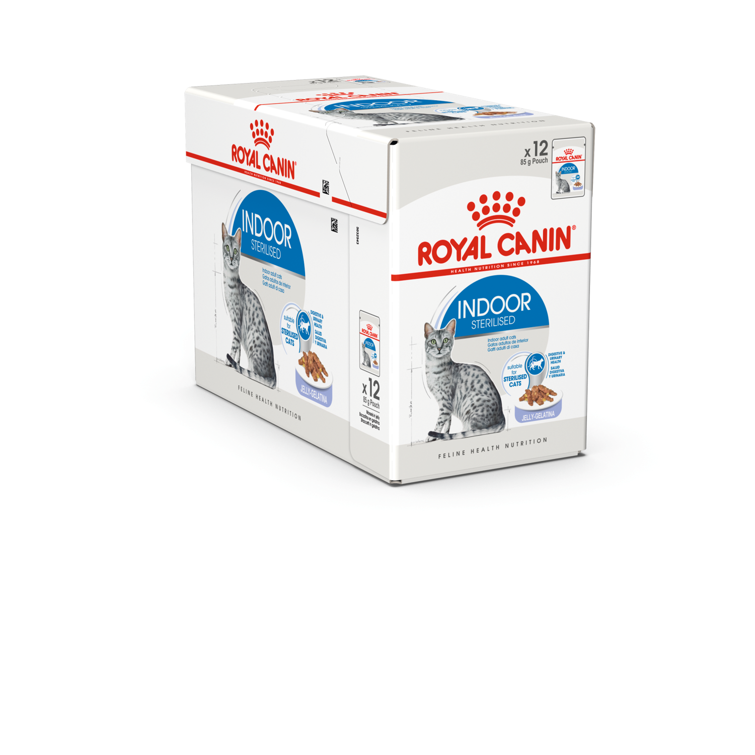 Royal Canin Indoor Sterilised Jelly 12x85g billede