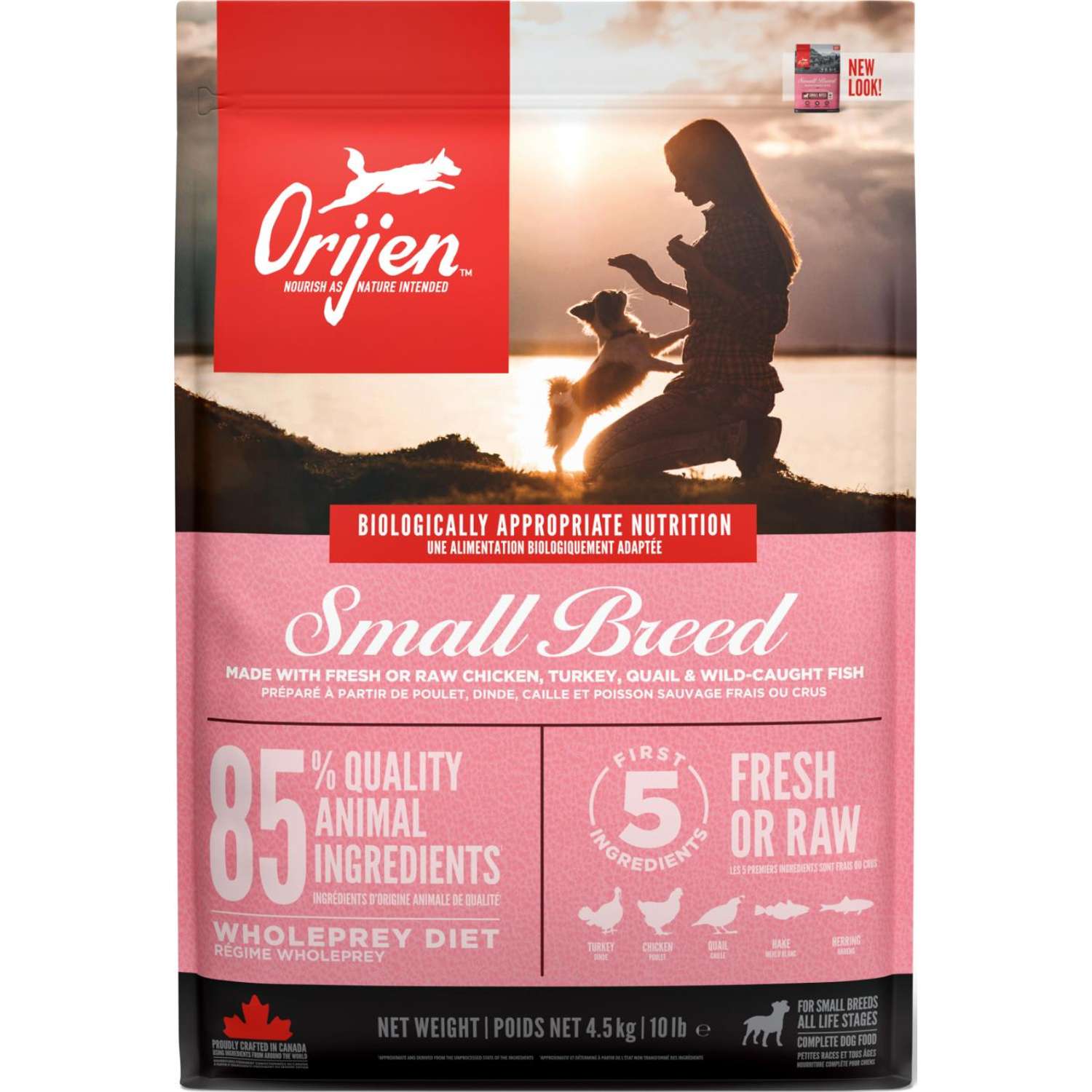 ORIJEN Dog Adult Small Breed 4,5 kg - 4,5 kg - Hundefoder