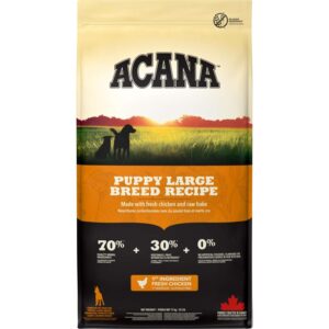 ACANA Dog Range Puppy Large Breed (kylling og fisk) 17 kg