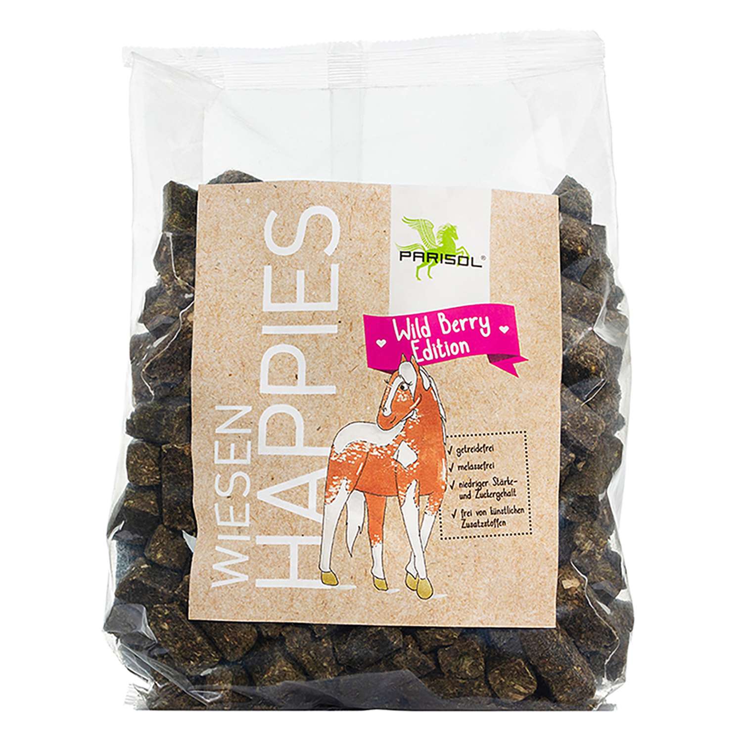 Bense & Eicke Happies hestesnacks vilde bær/urter 1 kg - Hestefoder