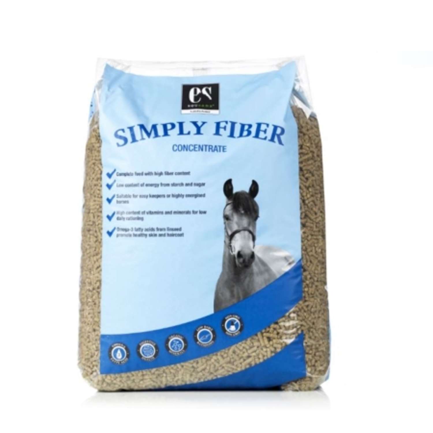 Equsana Simply Fiber 15 kg - 15 kg - Hestefoder