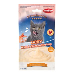 StarSnack LICKY Malt & Chicken/Shrimp, 5 x 15 g