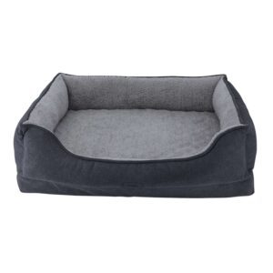 Comfort bed square, VARA, 90 x 70 x 24 cm, Grå