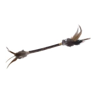 Legepind m fjer, 12 cm / 24 cm