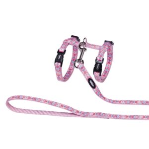 Kattesele + line, Flower Pink