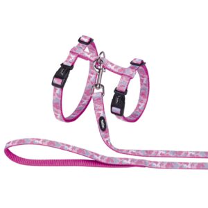 Kattesele + line XL, Camouflage pink