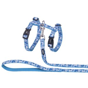 Kattesele + line XL, Camouflage light blue