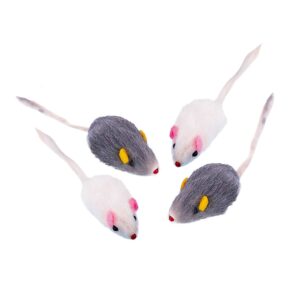 Pelsmus korthåret 5 cm 4 stk.