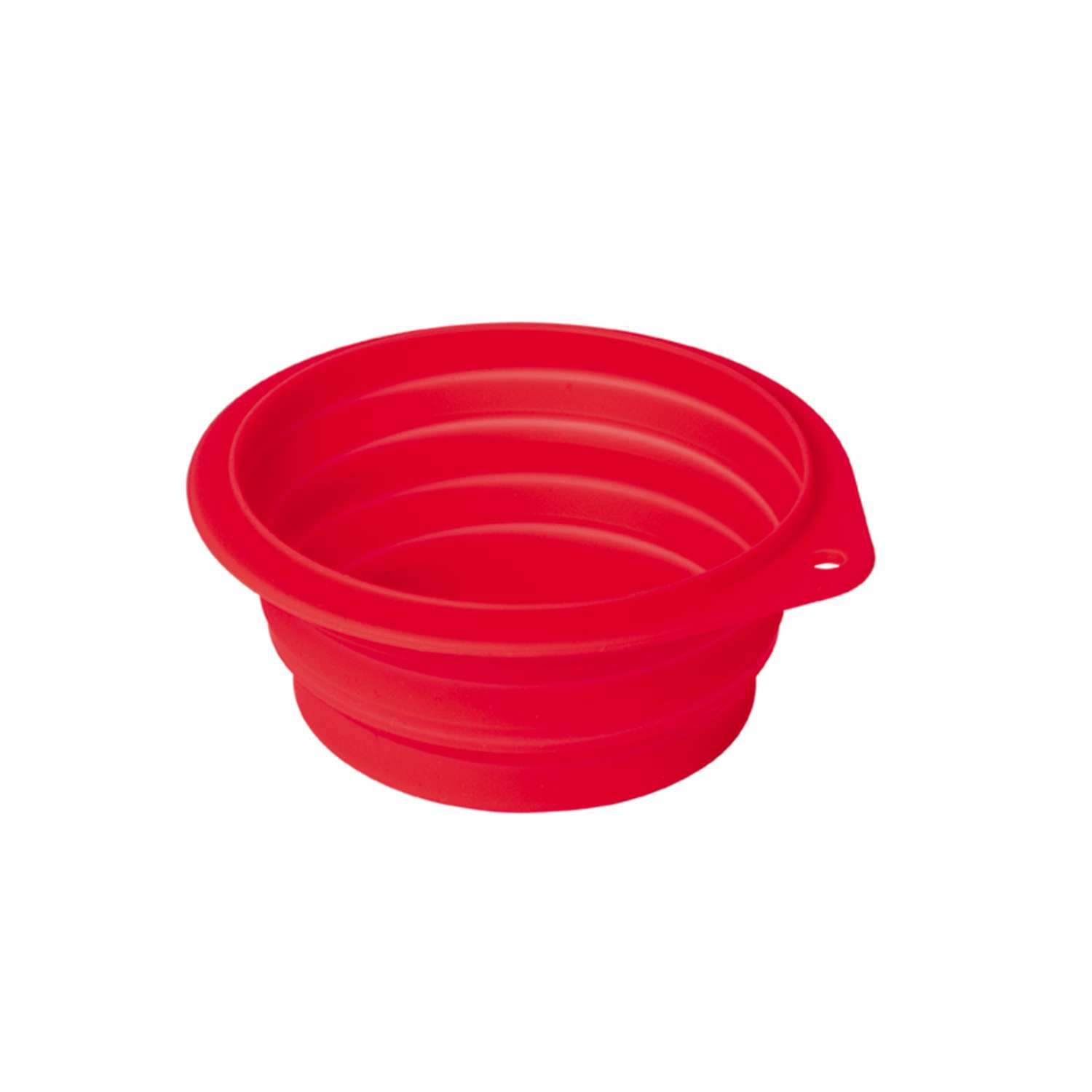 Silikoneskål foldbar, 500 ml, Rød
