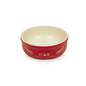 Keramikskål CAT 250 ml, Rød