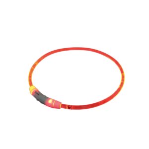 LED halsbånd VISIBLE, L - 65 cm
