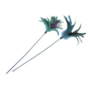 Drillepind med fjer 59 cm