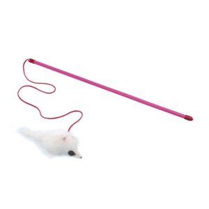 Drillepind med pelsmus 46 cm