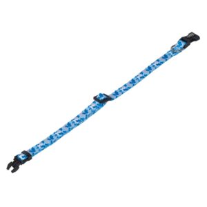Halsbånd Camouflage, Light Blue - 20-35 cm x 10 mm