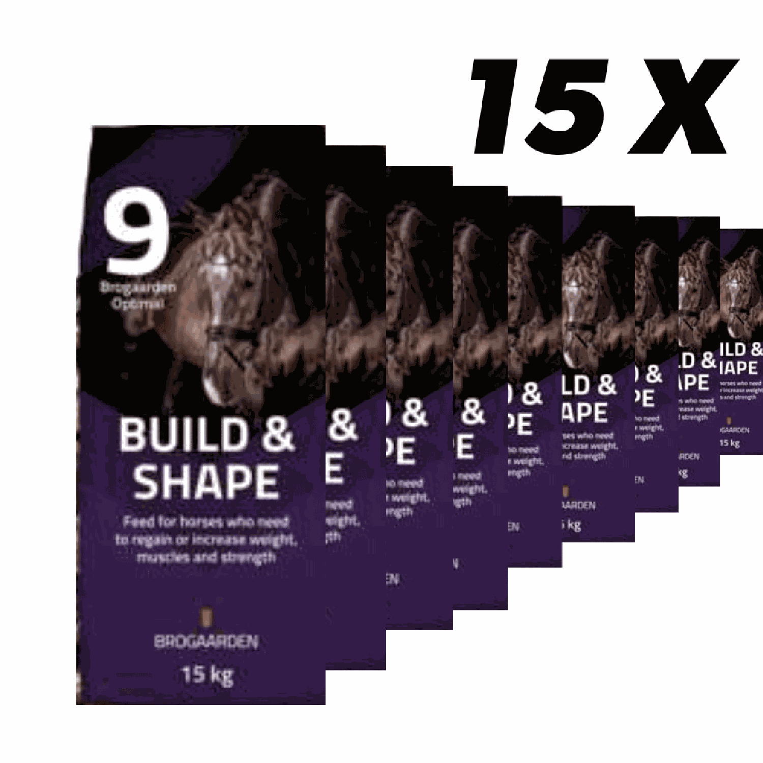 Brogaarden Optimal #9 Build og Shape – 15 x 15 kg