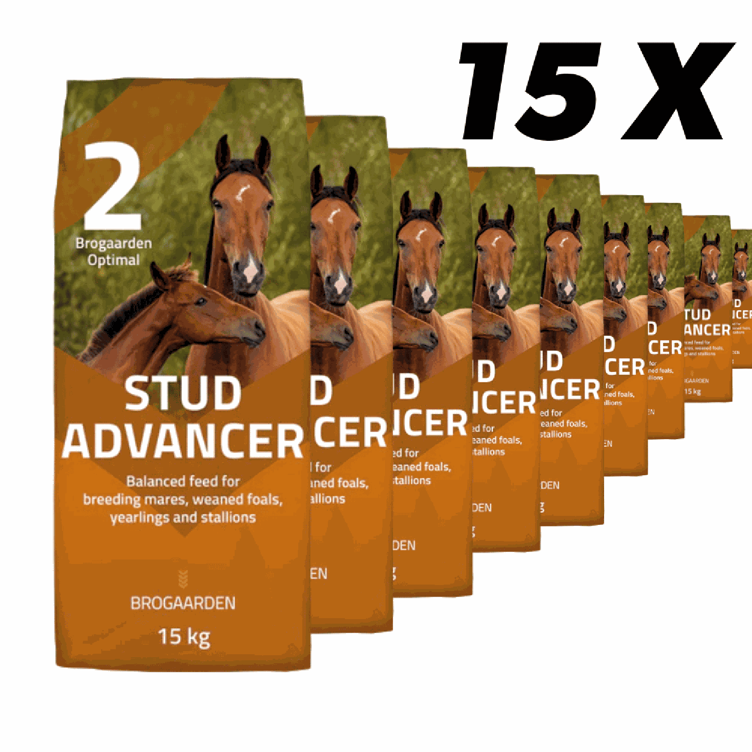 Brogaarden Optimal #2 Stud Advancer - 15 x 15 kg