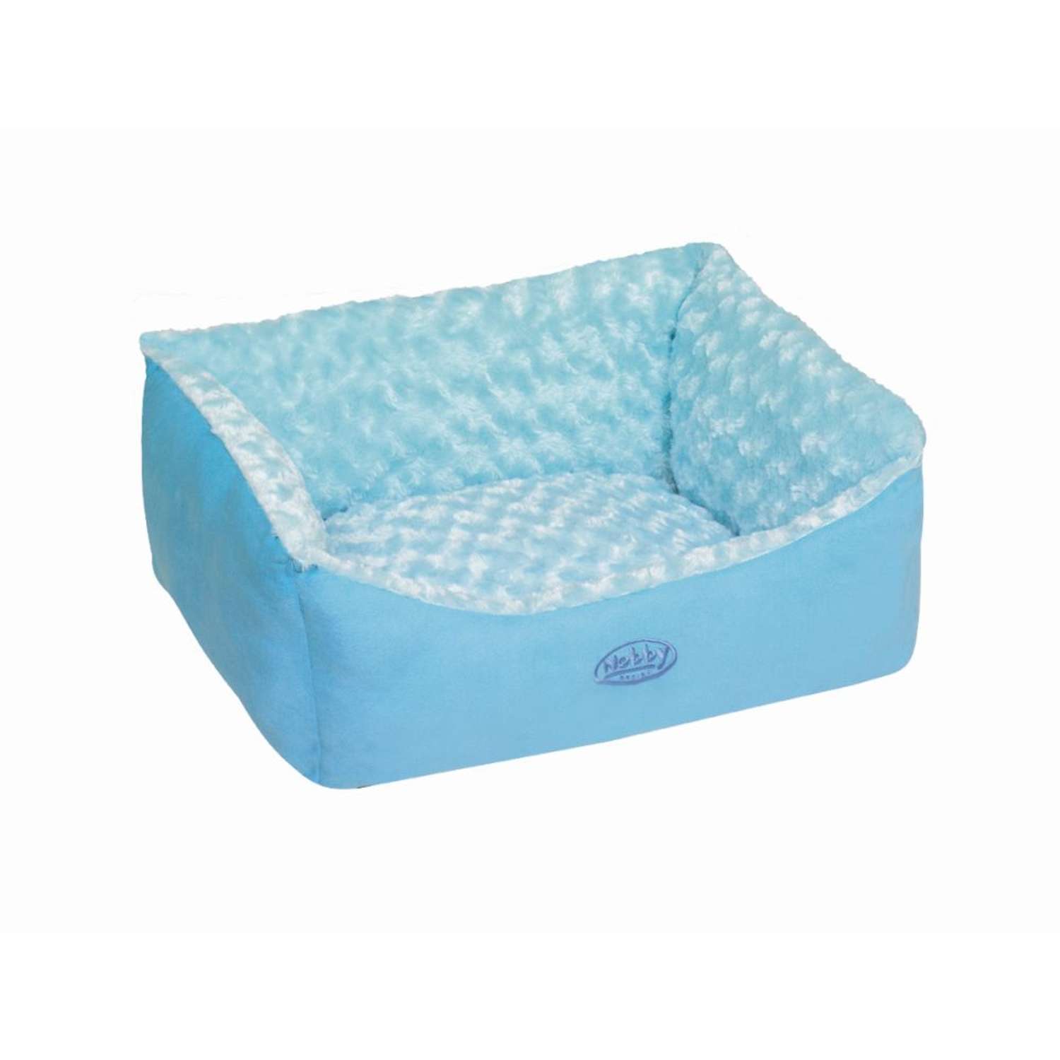 Komfortseng firkantet “ARUSHA” – Blue , 45 x 40 x 18 cm