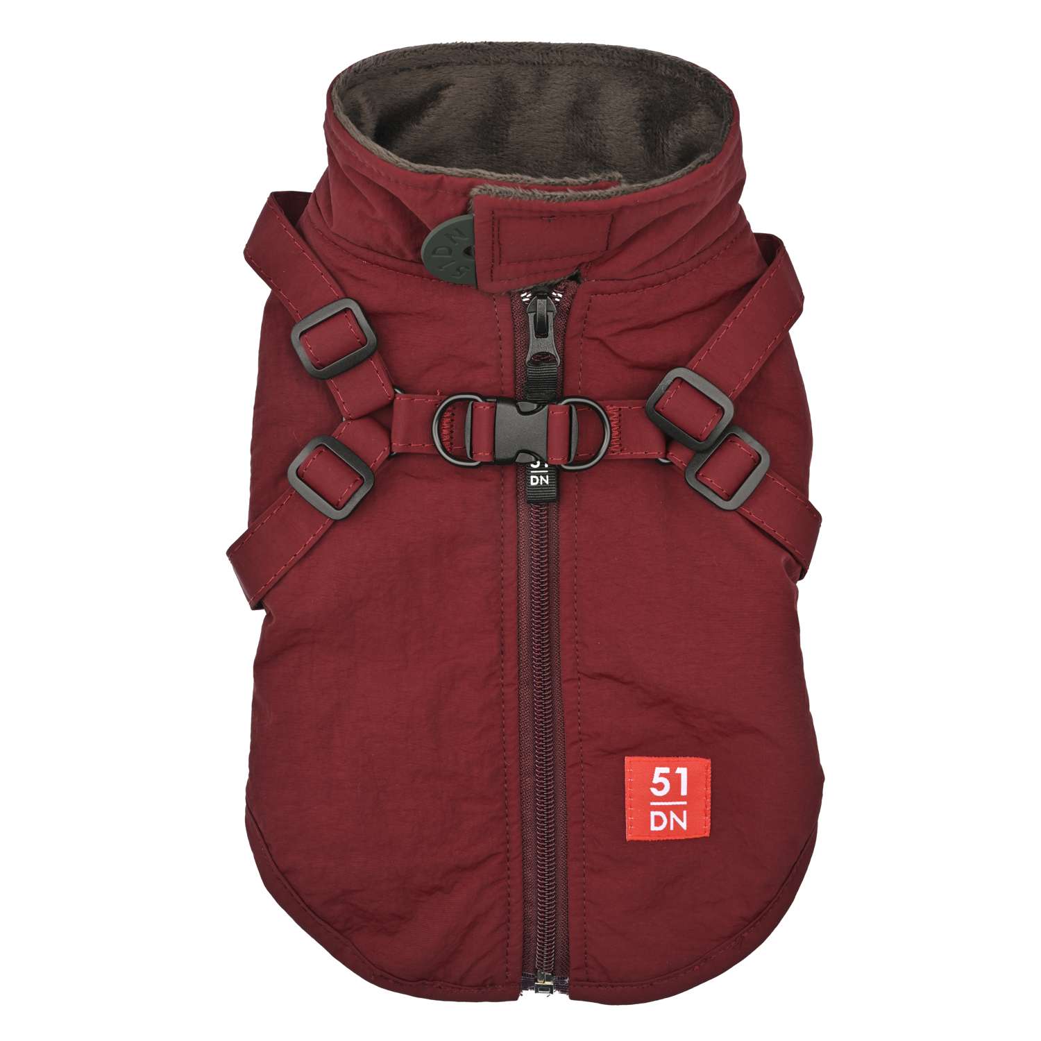 Rain Harness Coat - 42 cm , Burgundy