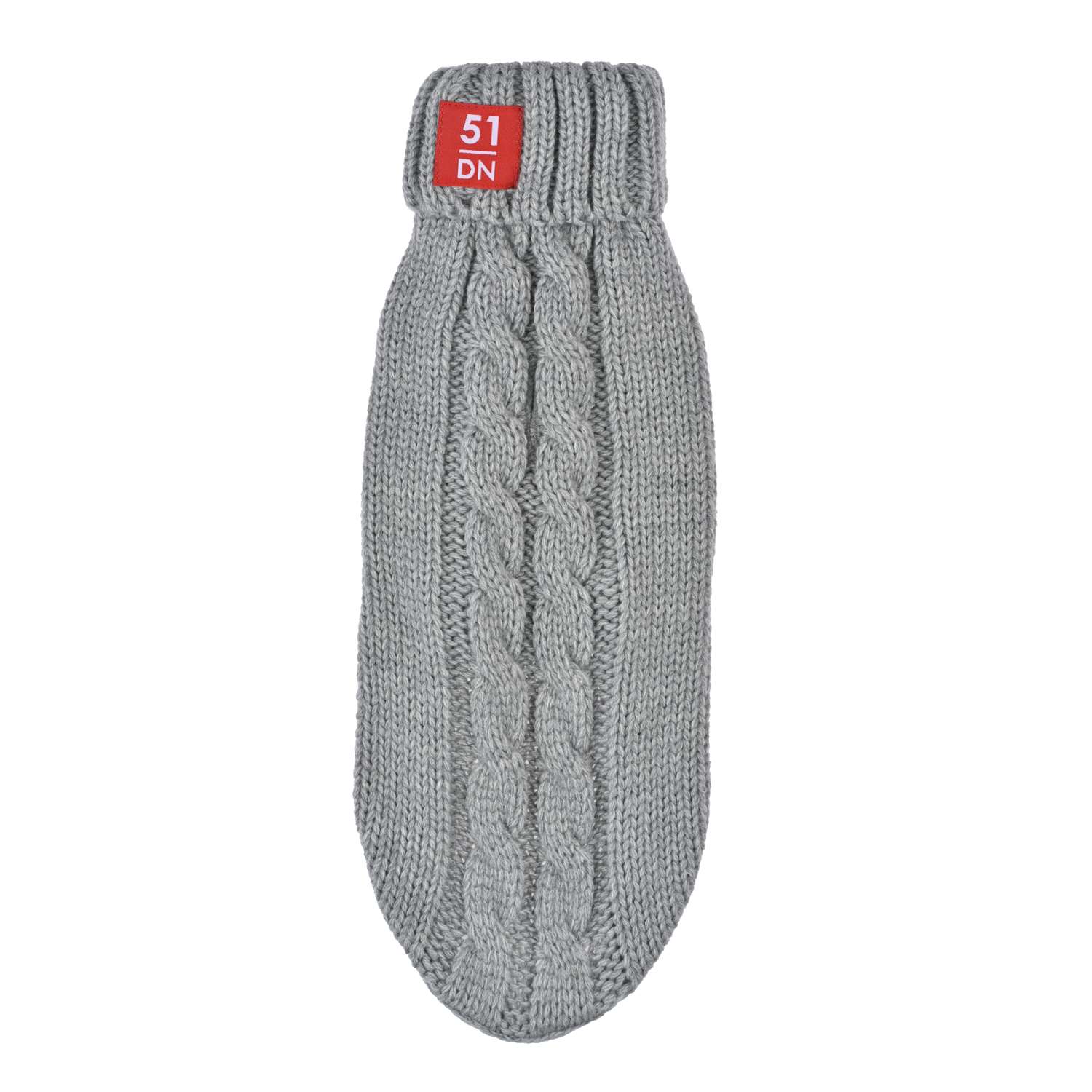 Cosy Cable Sweater - 32 cm , Grey