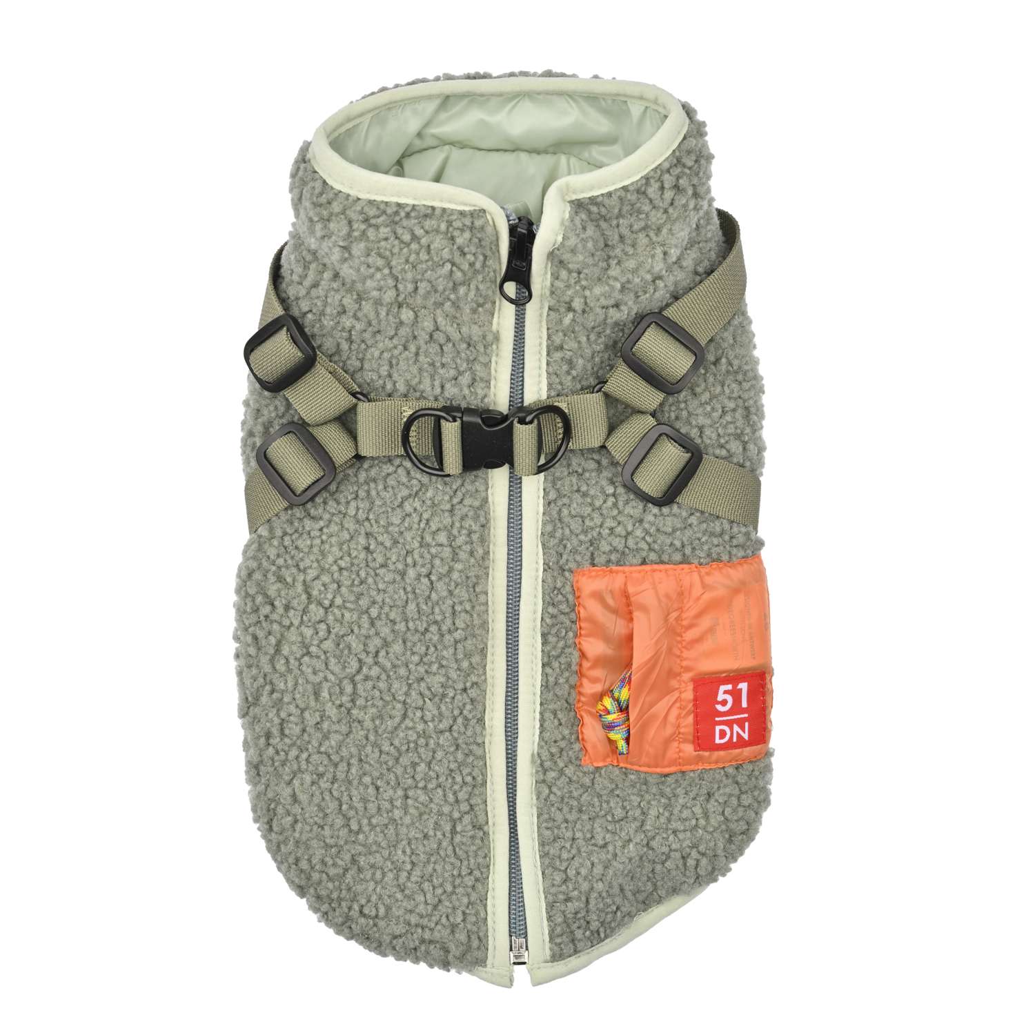 Jules Harness Coat - 28 cm , Green