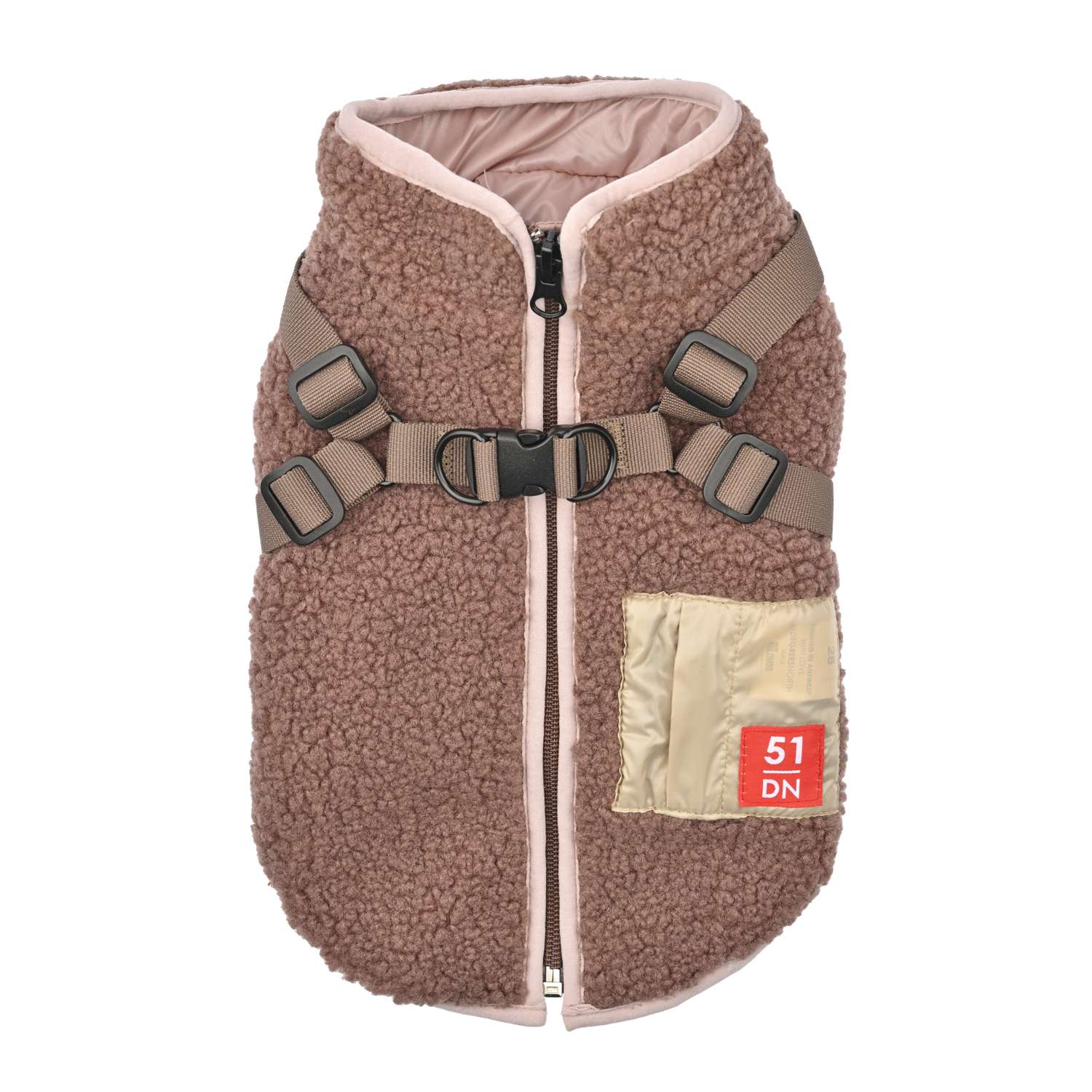 Jules Harness Coat - 32 cm , Pink
