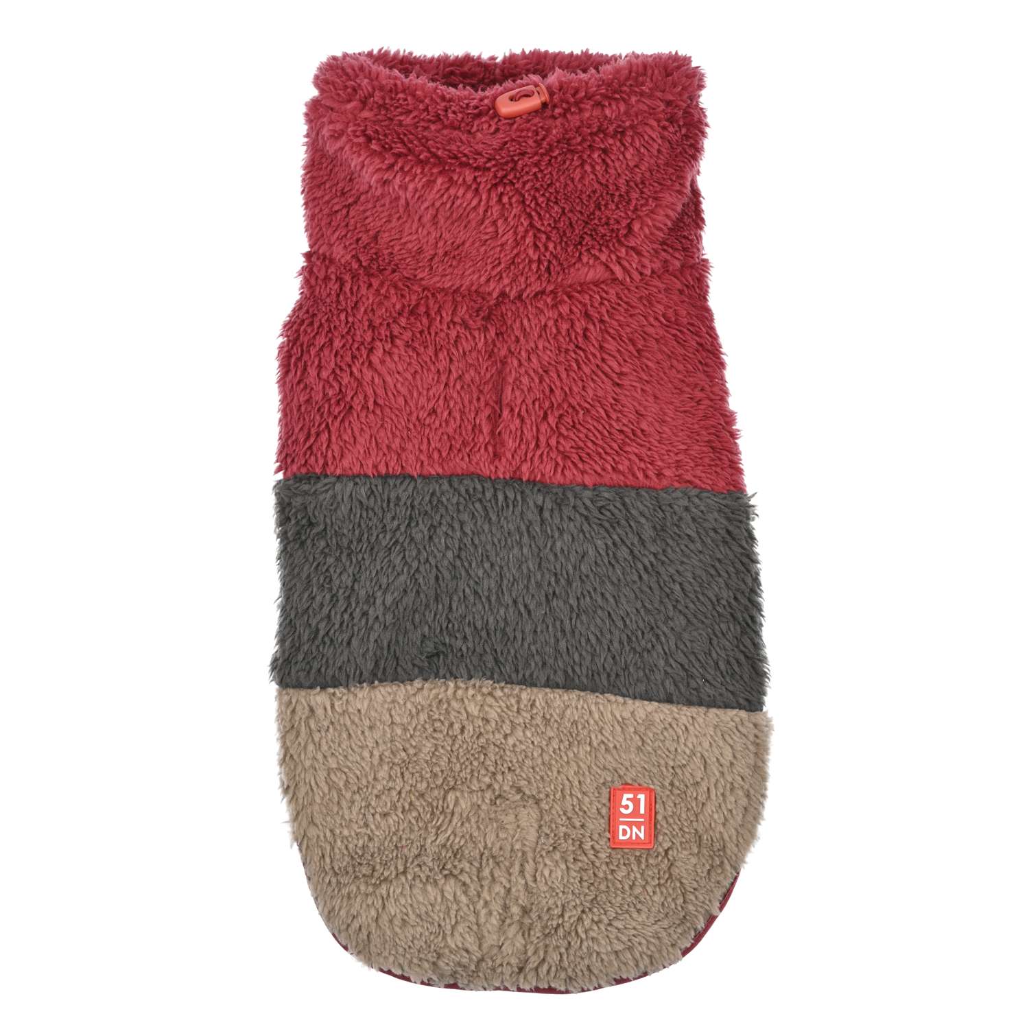 Turtle Teddy - 44 cm , Burgundy Mix